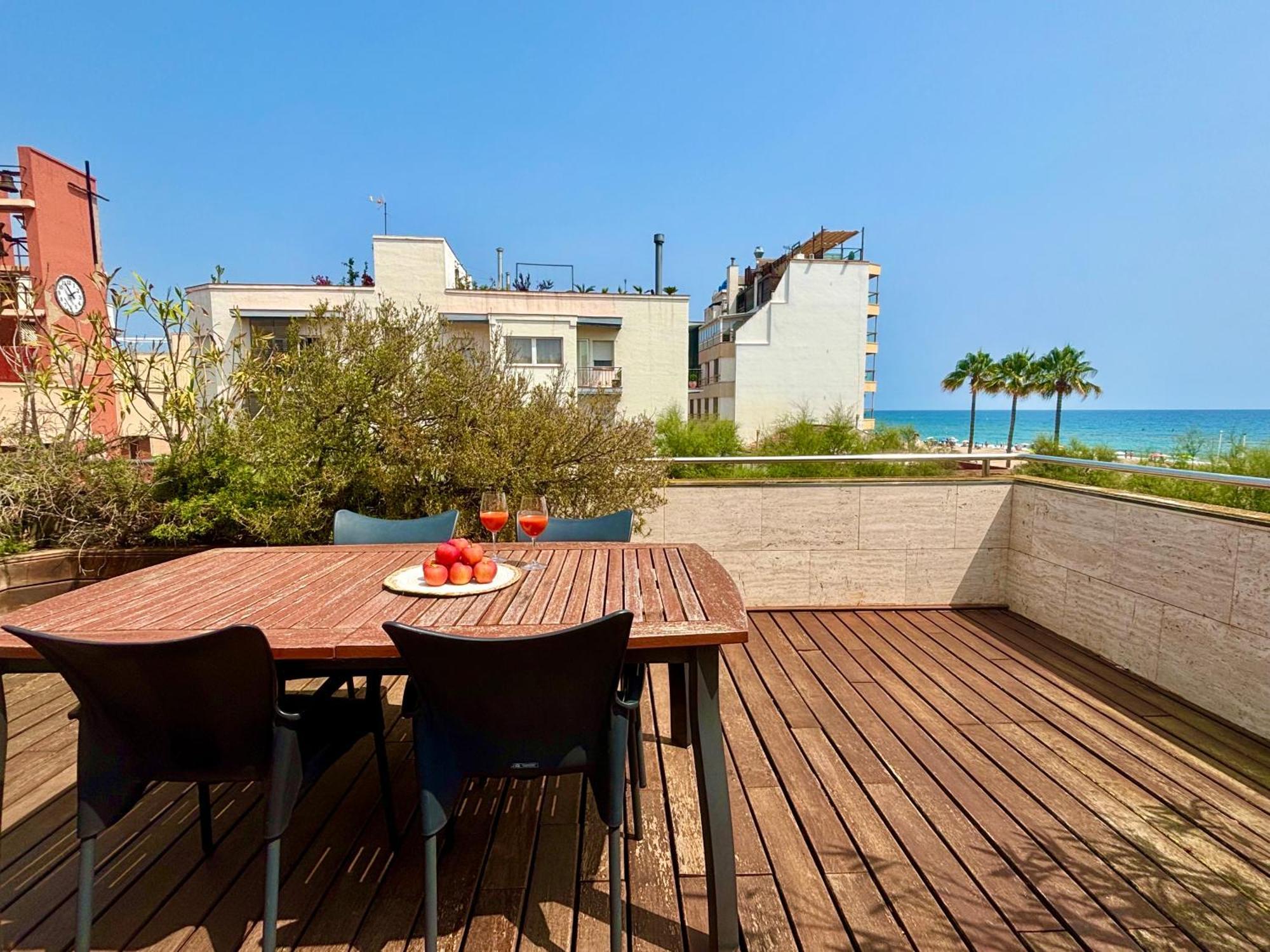 Increible Casa Frente Al Mar , Planta Baja Torredembarra Exterior foto